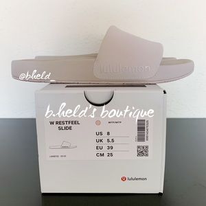 lululemon Restfeel Women’s Slide Misty Pink Sizes 8, 9, & 10 New